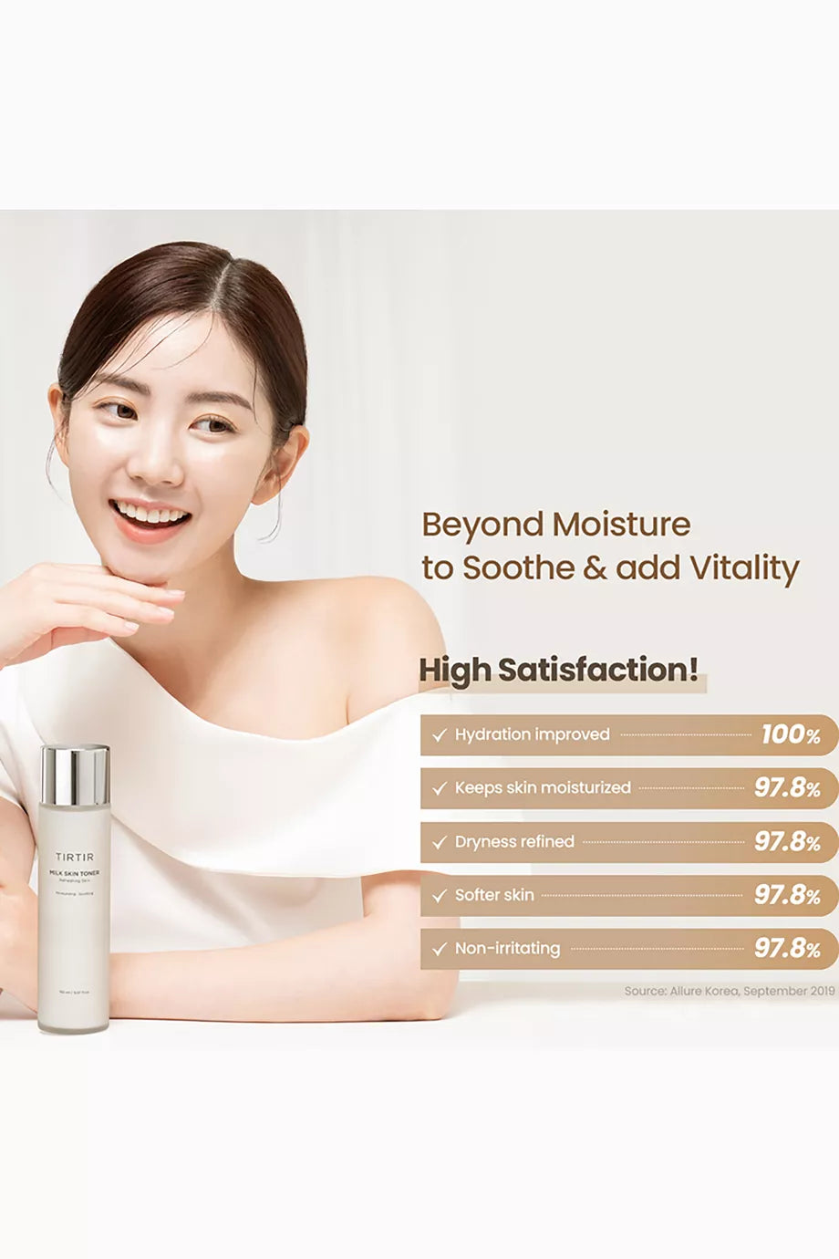 TIRTIR MILK SKIN REFRESHING TONER 150ML