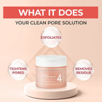 numbuzin - No. 4 Pore Zero Peeled Egg Toner Pad
