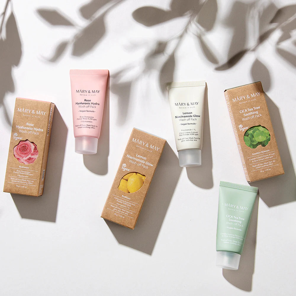 Mary & May Vegan Wash Off Mask Mini Gift Set