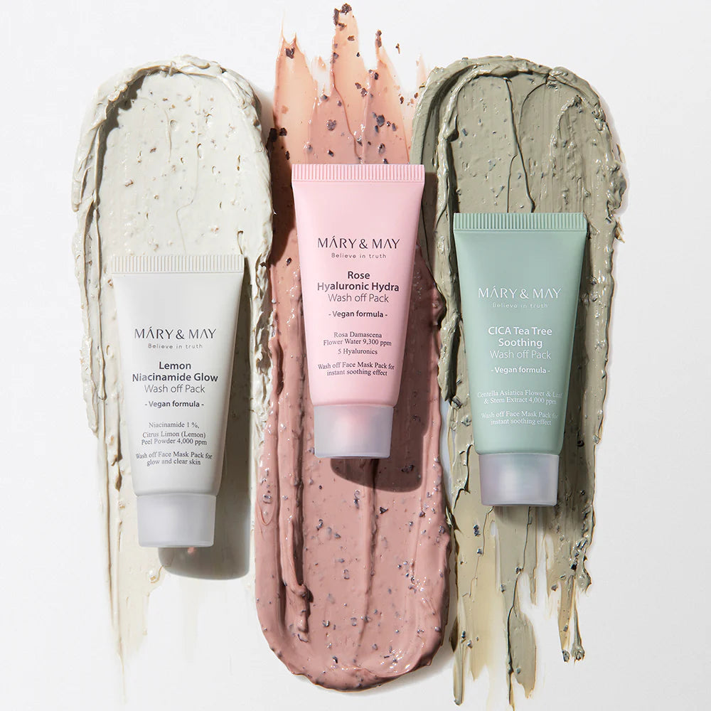 Mary & May Vegan Wash Off Mask Mini Gift Set