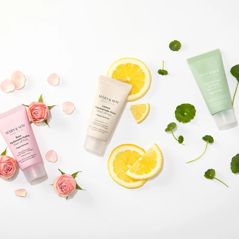 Mary & May Vegan Wash Off Mask Mini Gift Set