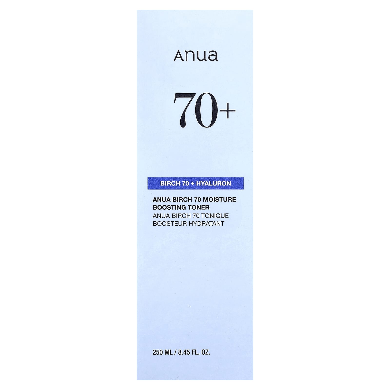ANUA BIRCH 70+HYALURON BOOSTING TONER 250ML