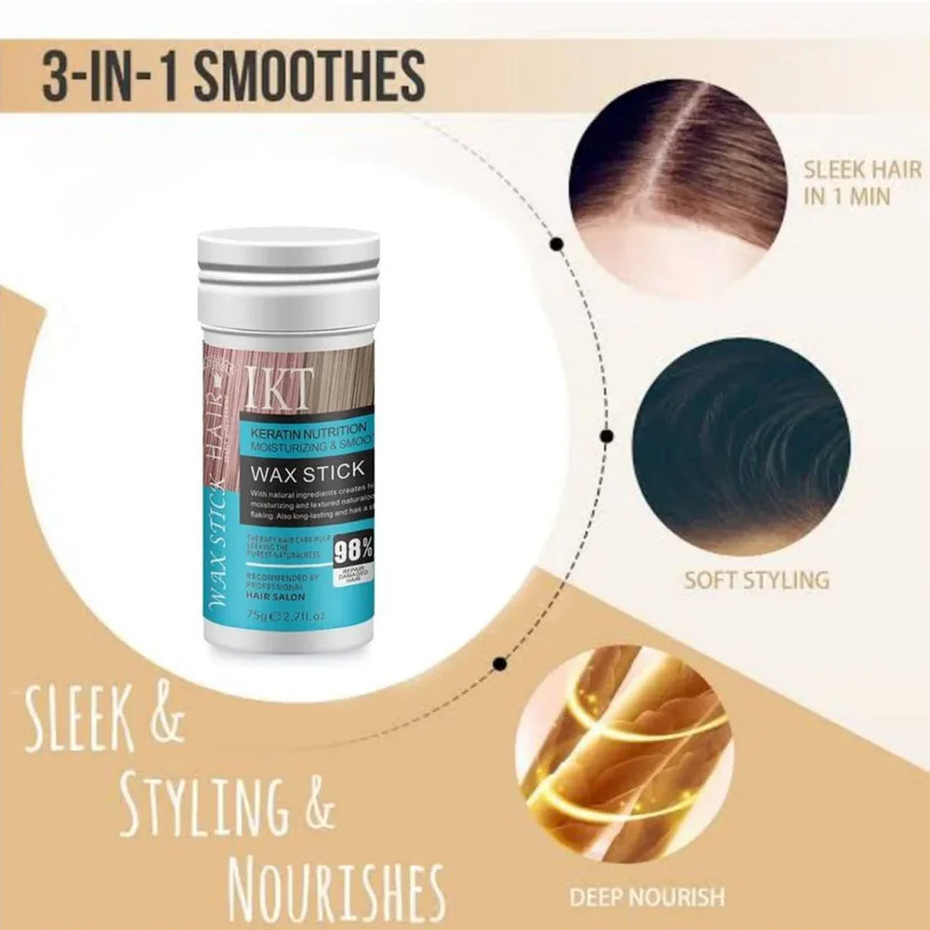 IKT Keratin Nutrition Hair Wax Stick - 75g