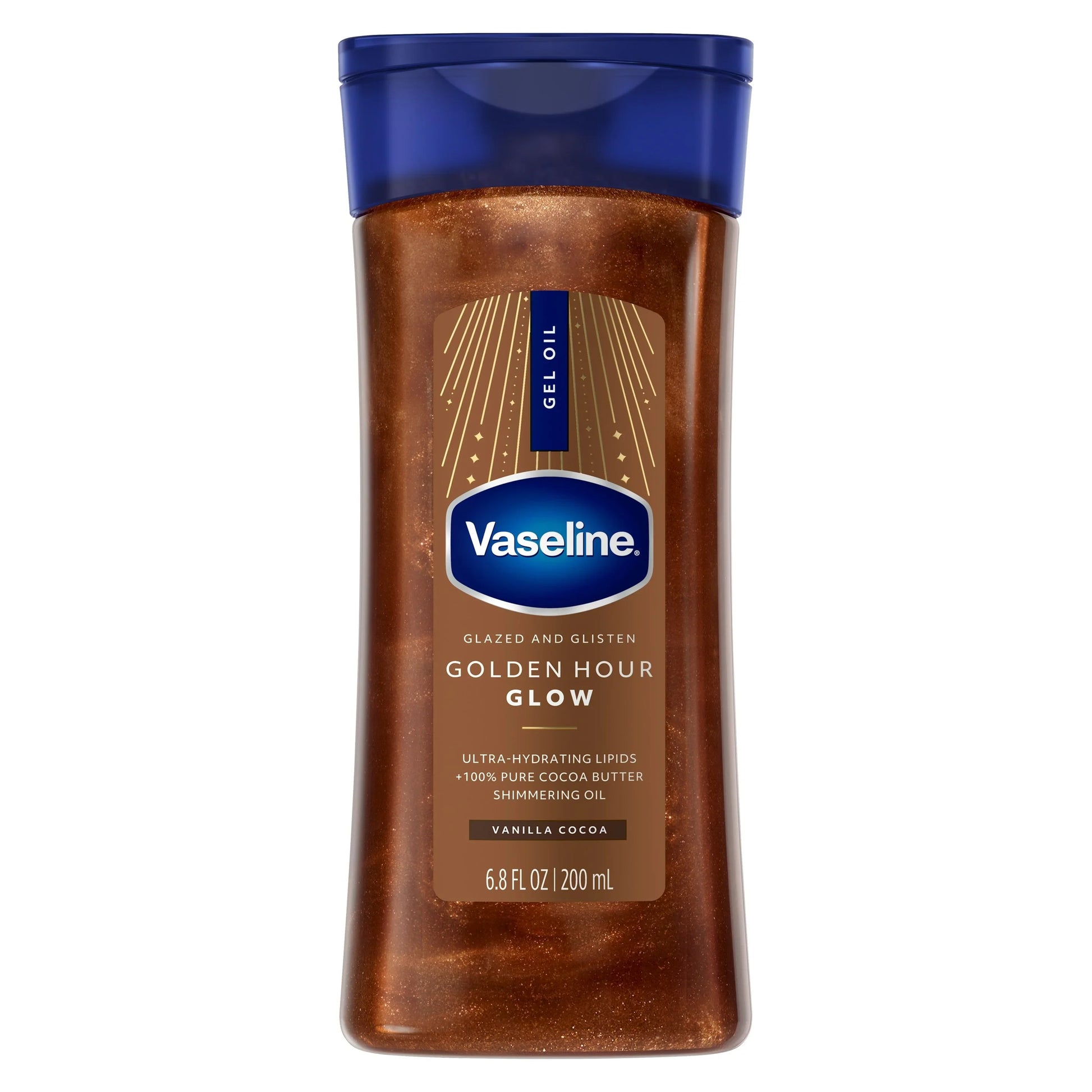 VASELINE GOLDEN HOUR GLOW COCOA BUTTER 200ML