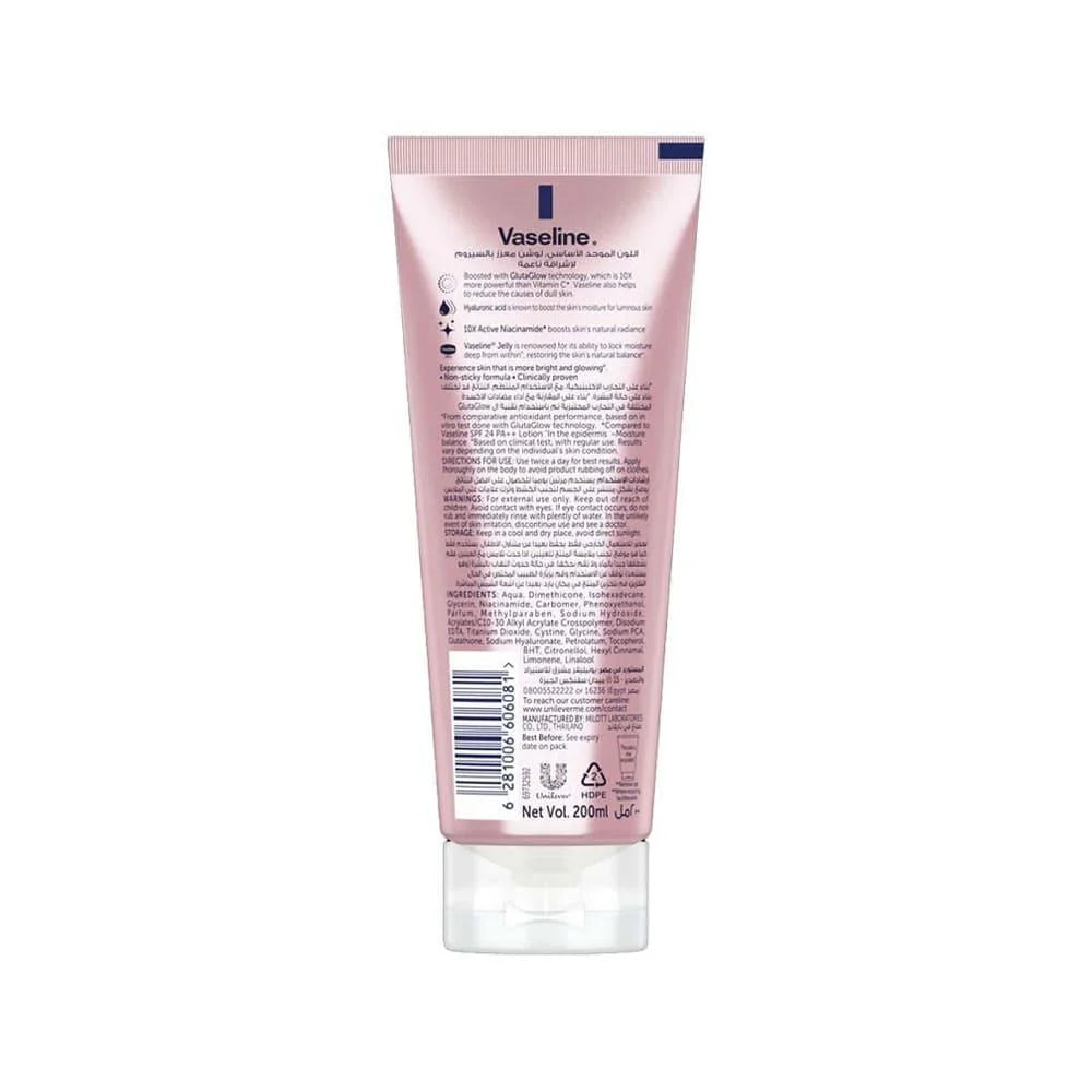 VASELINE HEALTHY BRIGHT GLUTA -HYA SWERUM BURST LOTION 10X 330ML