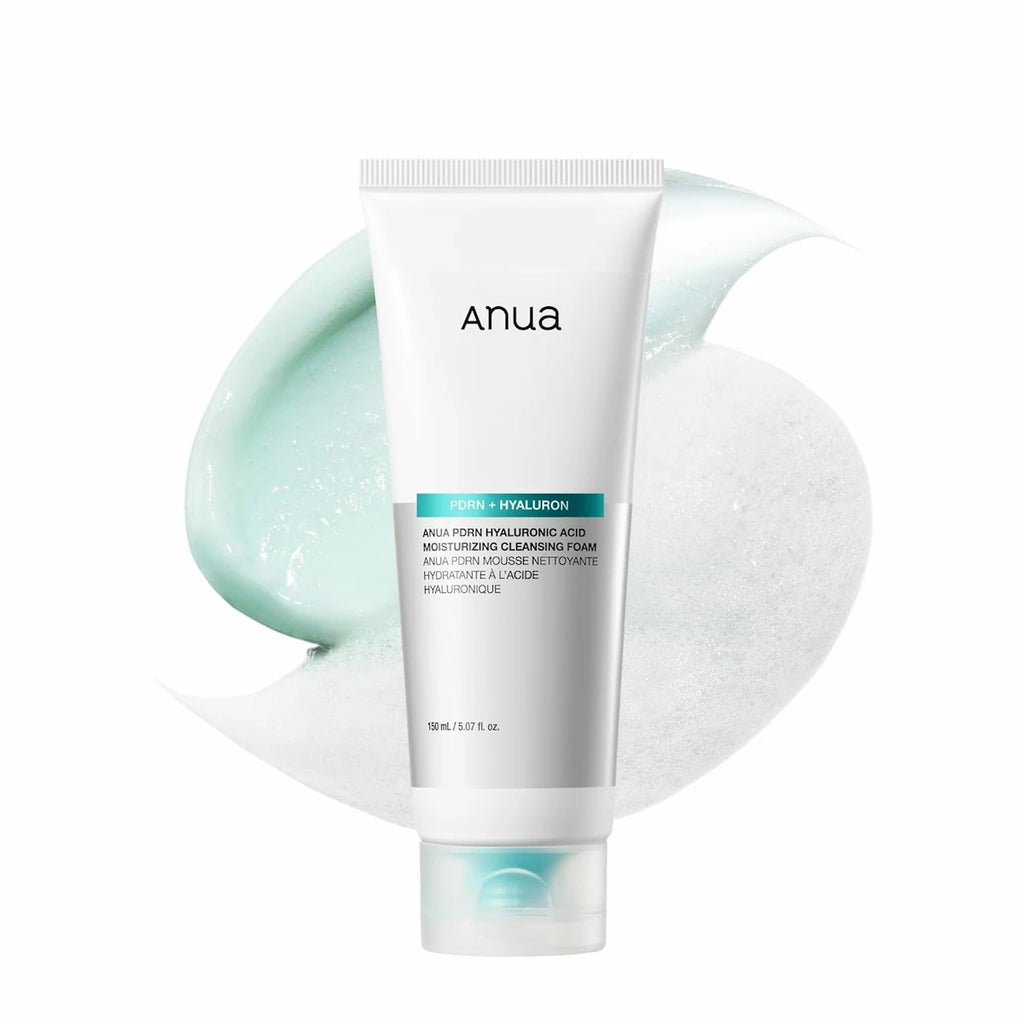 ANUA PDRN HYALURONIC ACID MOISTURIZING CLEANSING FOAM 150ML