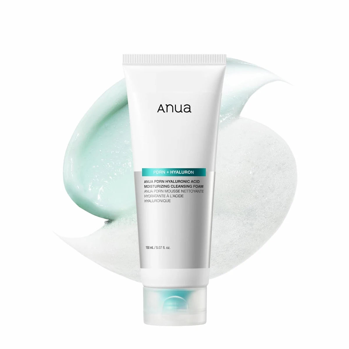 ANUA PDRN HYALURONIC ACID MOISTURIZING CLEANSING FOAM 150ML