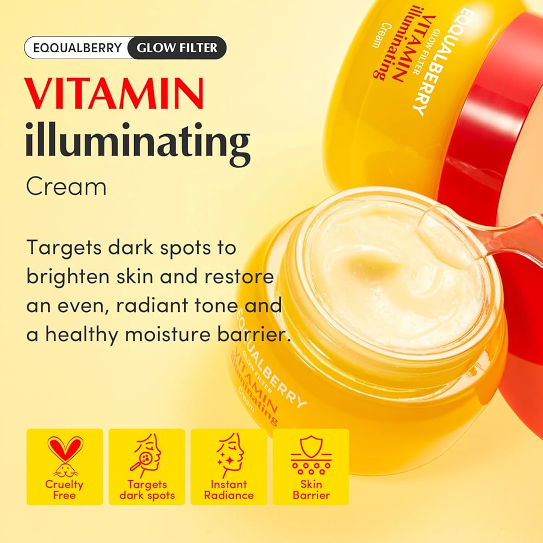 EQQUAL BERRY VITAMIN ILLUMINATING CREAM 50ML