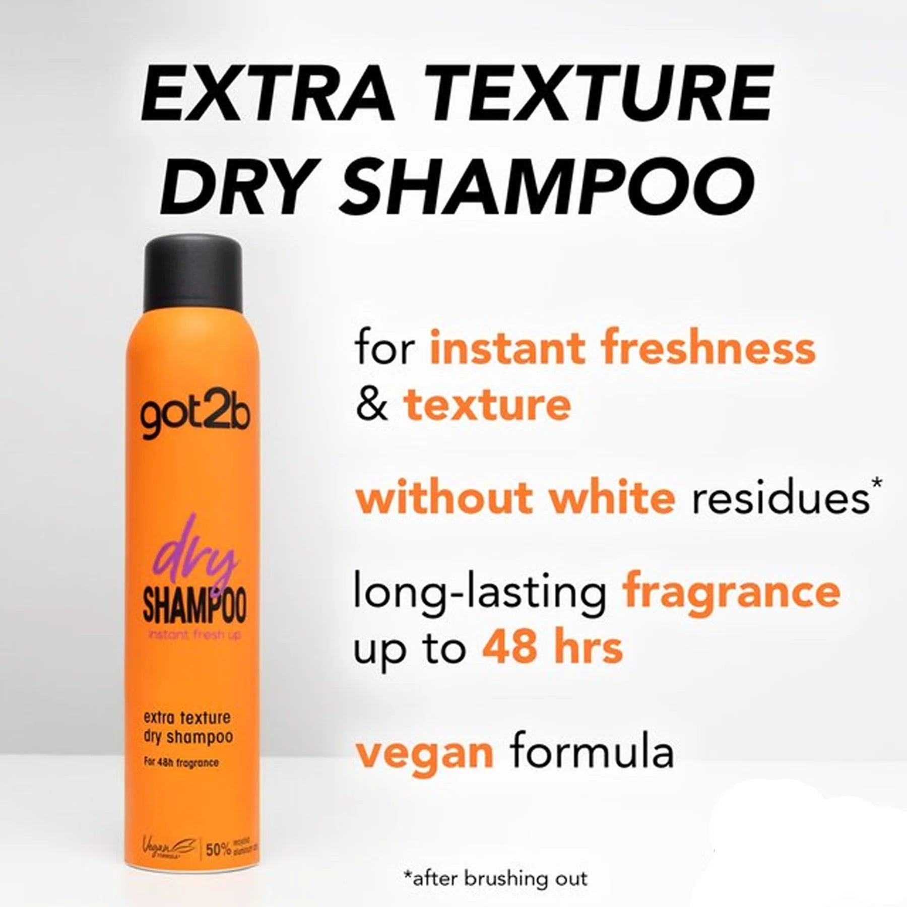 GOT2B DRY SHAMPOO EXTRA TEXTURE GRAPEFRUIT & AMBER 200ML