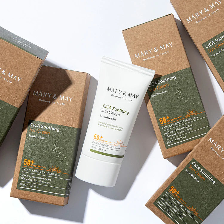 Mary & May CICA Soothing Sun Cream SPF50+
