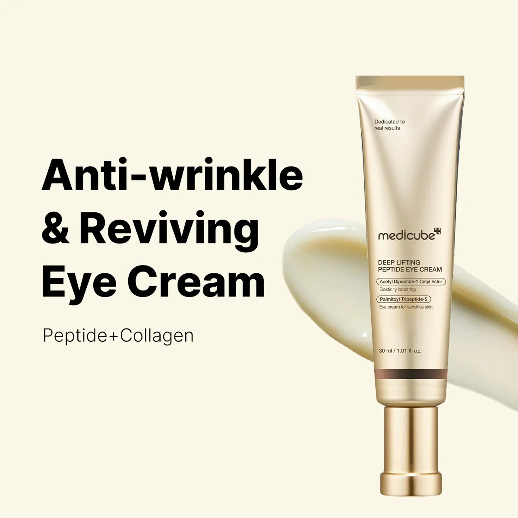 MEDICUBE DEEP LIFTING PEPTIDE EYE CREAM 30ML