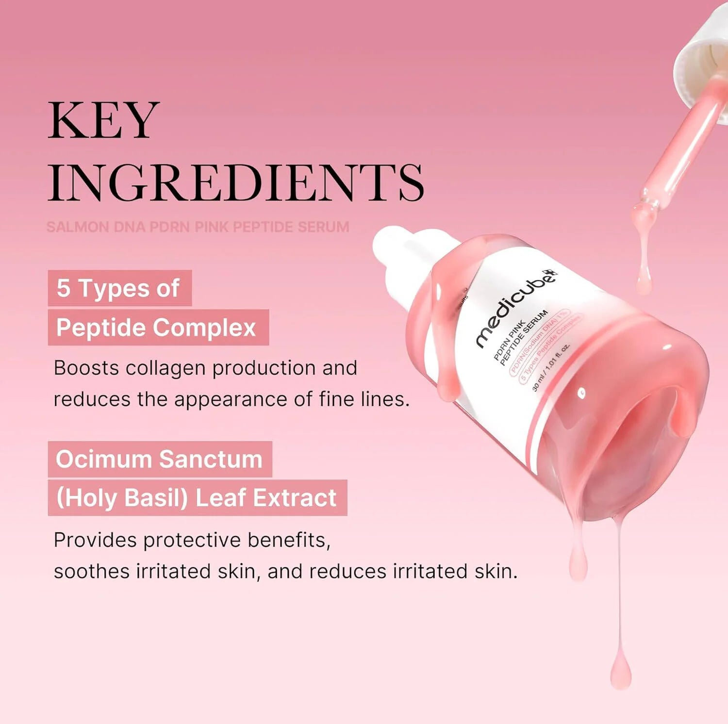 Medicube PDRN Pink Peptide Serum 30ml