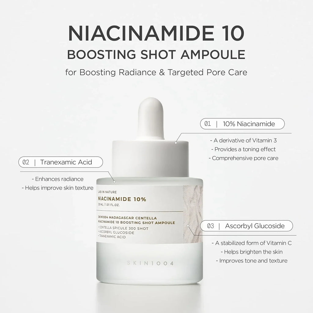 Centella Niacinamide 10 Boosting Shot Ampoule - 30ml