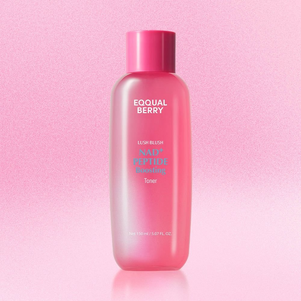 EQQUALBERRY Lush Blush NAD+ Peptide Boosting Toner – 150ml