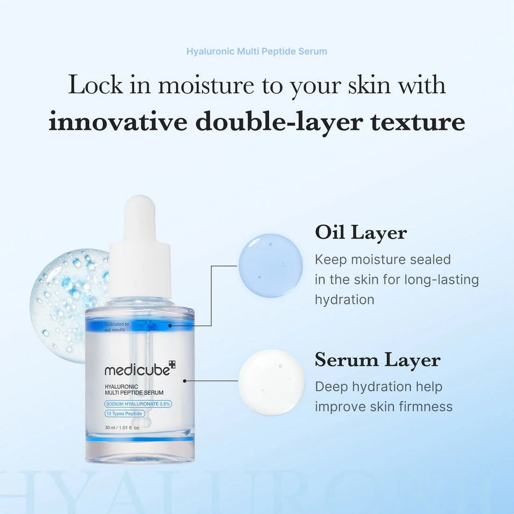 MEDICUBE HYALURONIC MULTI PEPTIDE SERUM 30ML