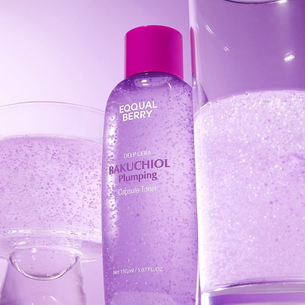 EQQUALBERRY Deep Cera Bakuchiol Plumping Capsule Toner – 150ml