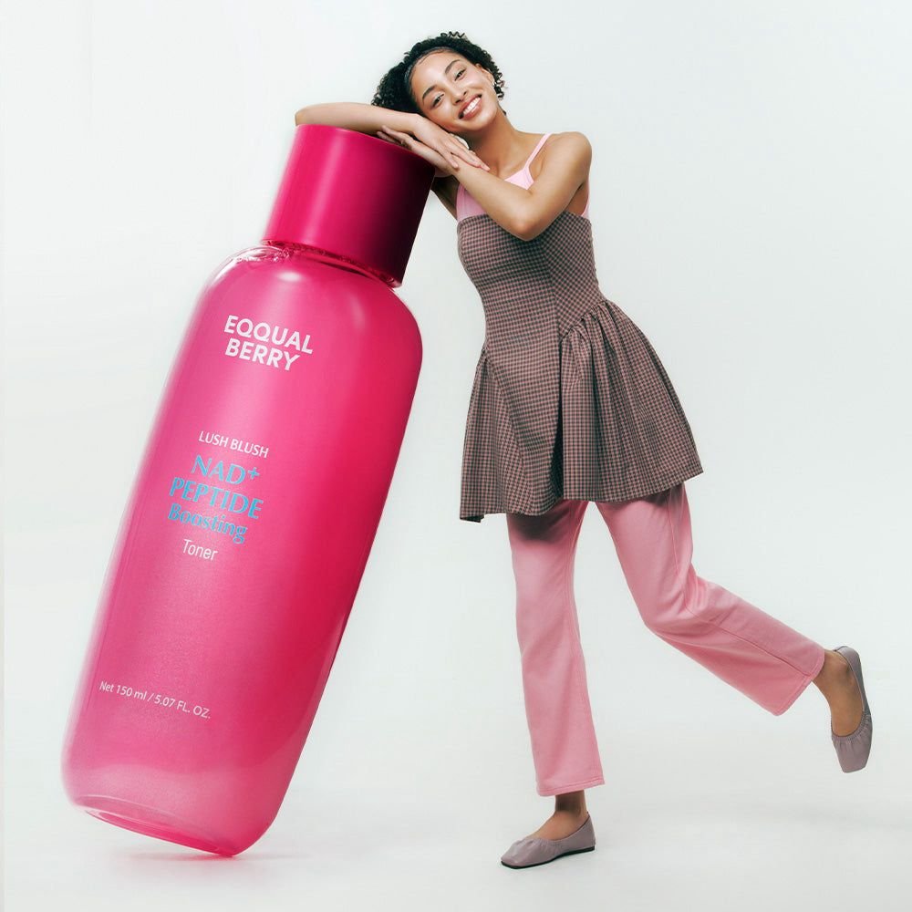 EQQUALBERRY Lush Blush NAD+ Peptide Boosting Toner – 150ml
