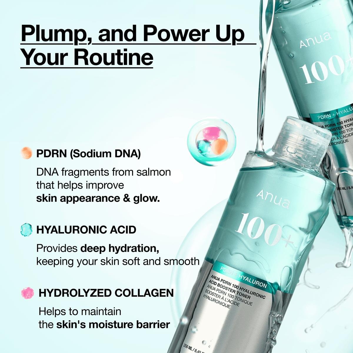 Anua PDRN 100 Hyaluronic Acid Booster Toner – 250ml