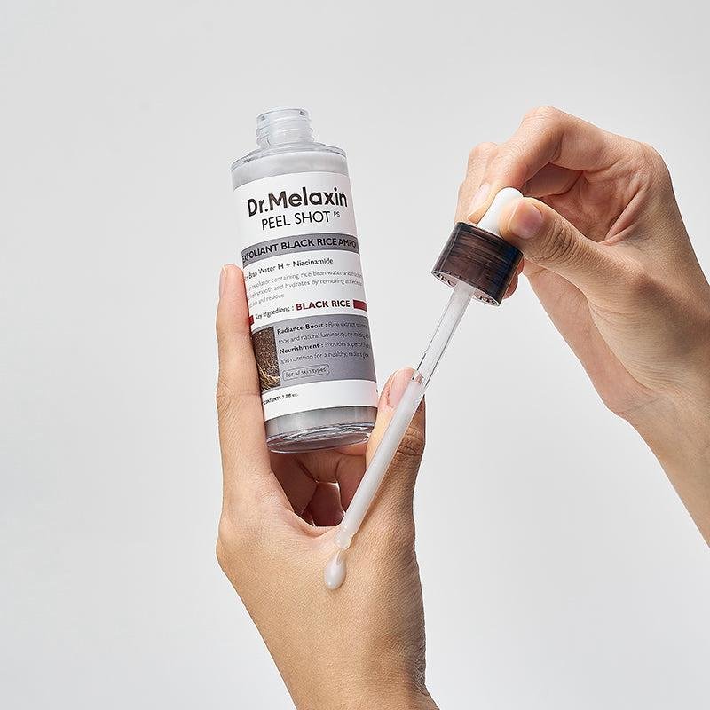Dr.Melaxin Peel Shot Exfoliant Black Rice Ampoule - 80 ml