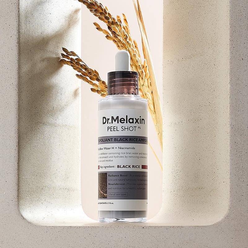 Dr.Melaxin Peel Shot Exfoliant Black Rice Ampoule - 80 ml