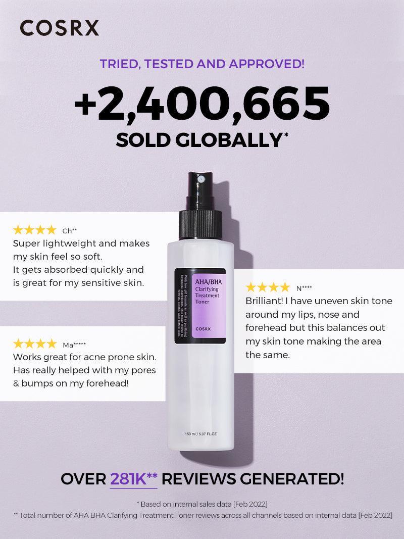 COSRX AHA\BHA CLARIFYING TREATMENT TONER 150ML