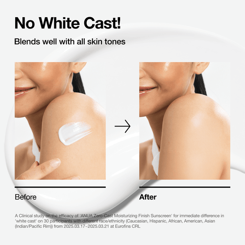 ANUA Zero-cast Moisturizing Finish Sunscreen