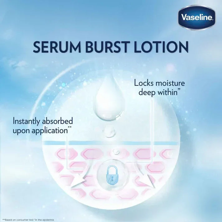 VASELINE HEALTHY BRIGHT GLUTA-HYA SERUM BURST UV LOTION 330ML