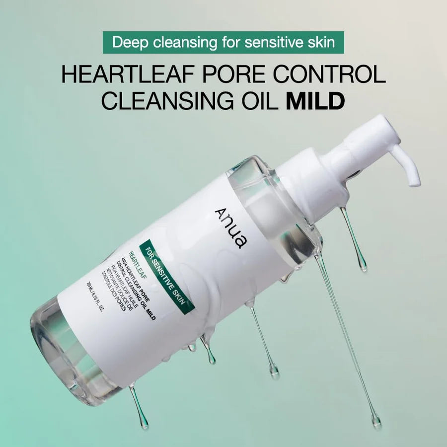 ANUA HEARTLEAF PORE CONTROL CLEANSING OIL MILD - 200ML