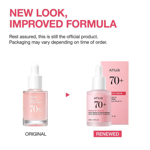 Anua Peach 70% Niacinamide Serum - 30ML