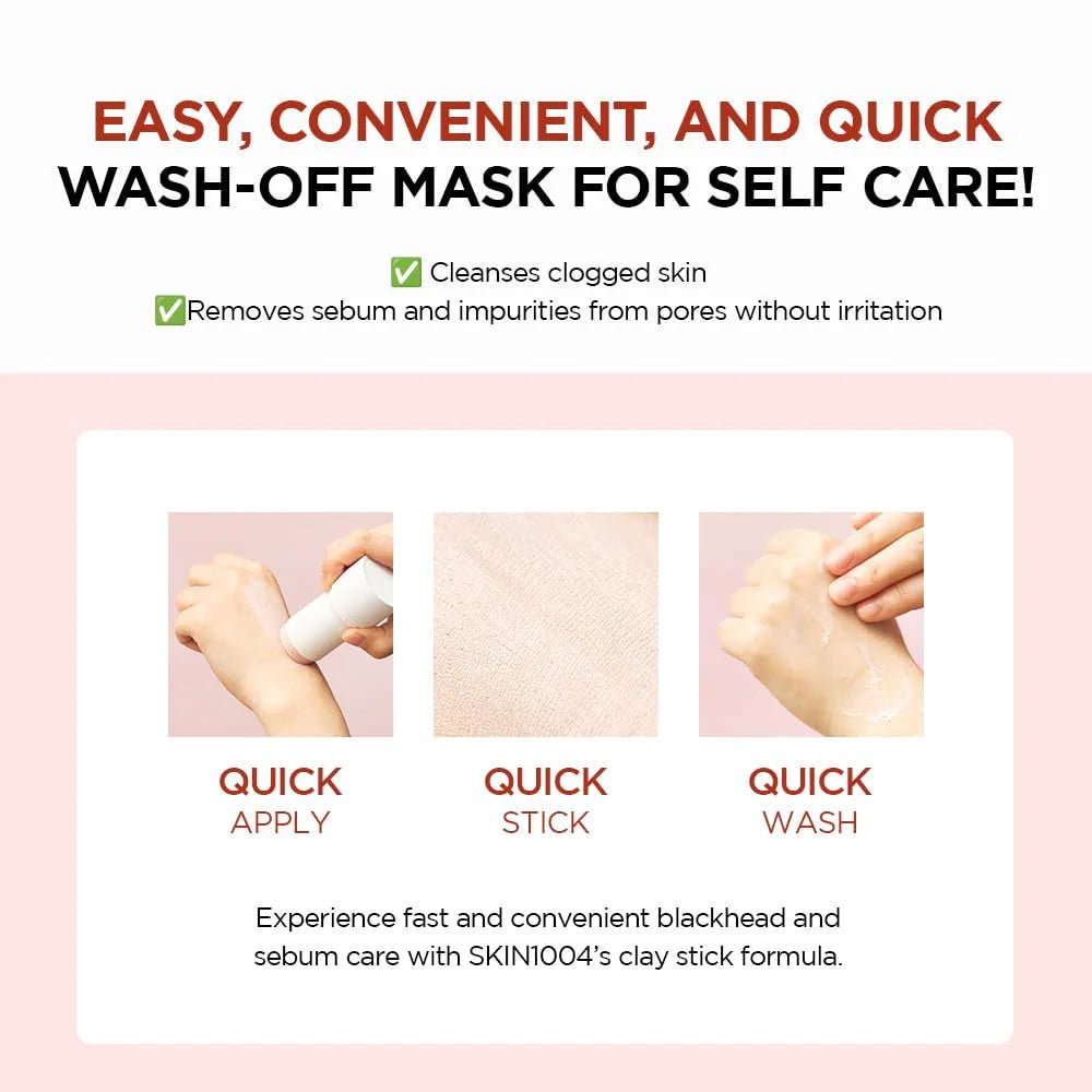 SKIN1004 Poremizing Quick Clay Stick Mask - 27 g