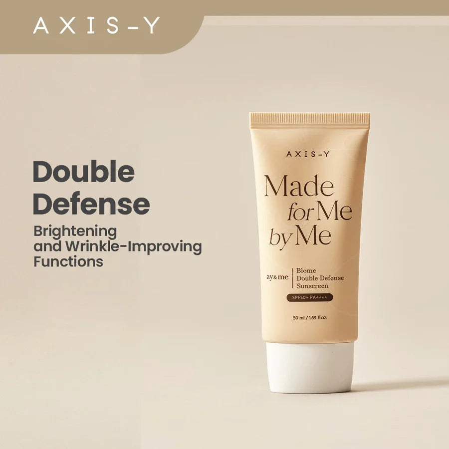 AXIS-Y BIOME DOUBLE DEFENSE SUNSCREEN SPF50+ 50ML