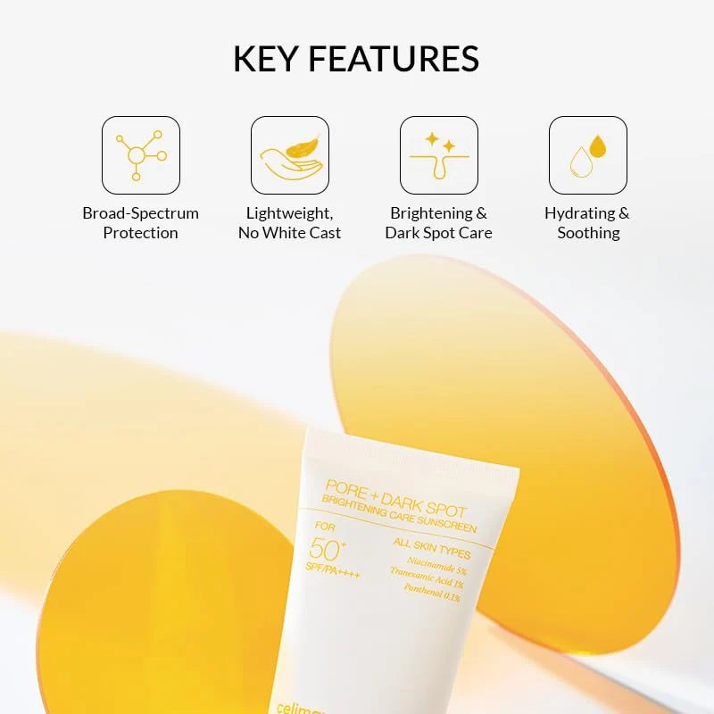 CELIMAX PORE+DARK SPOT BRIGHTENING CARE SUNSCREEN 50+SPF/PA+++ 50ML