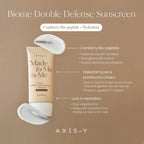 AXIS-Y BIOME DOUBLE DEFENSE SUNSCREEN SPF50+ 50ML