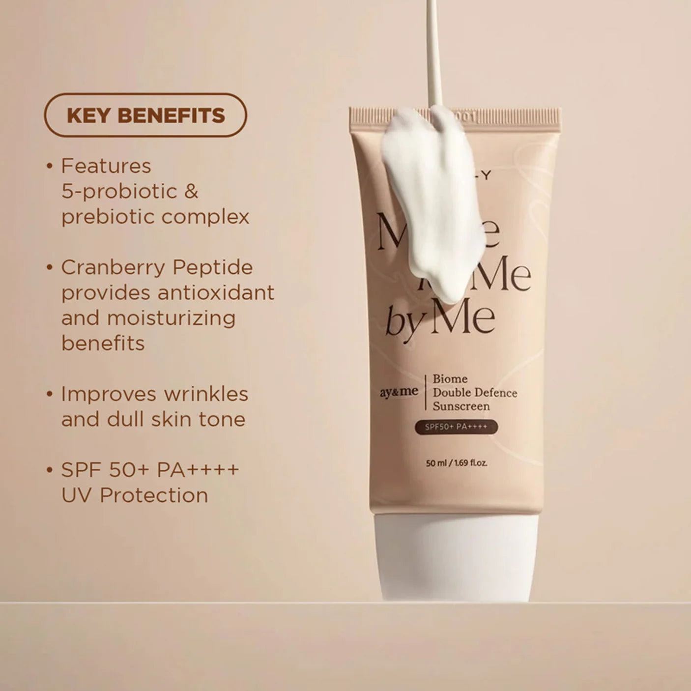 AXIS-Y BIOME DOUBLE DEFENSE SUNSCREEN SPF50+ 50ML