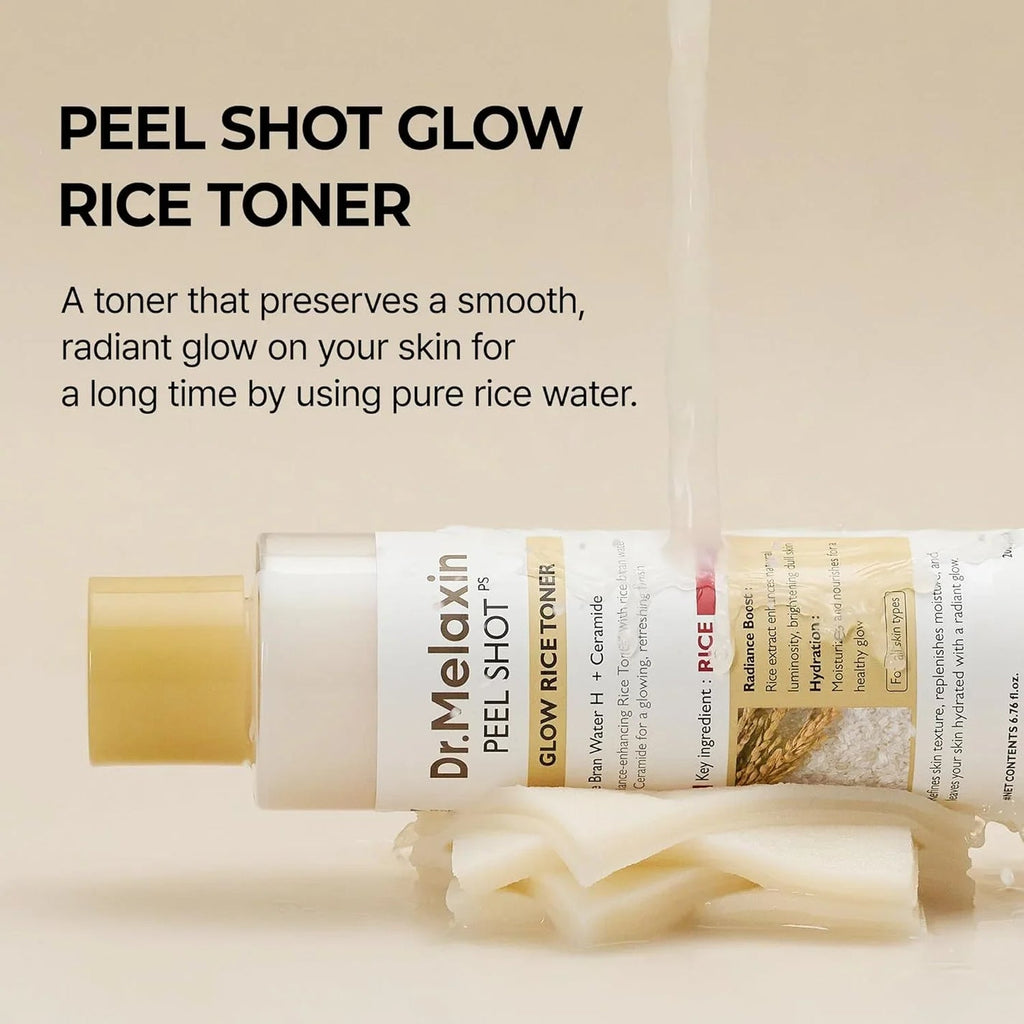 DR MELAXIN GLOW WHITE RICE TONER 200ML