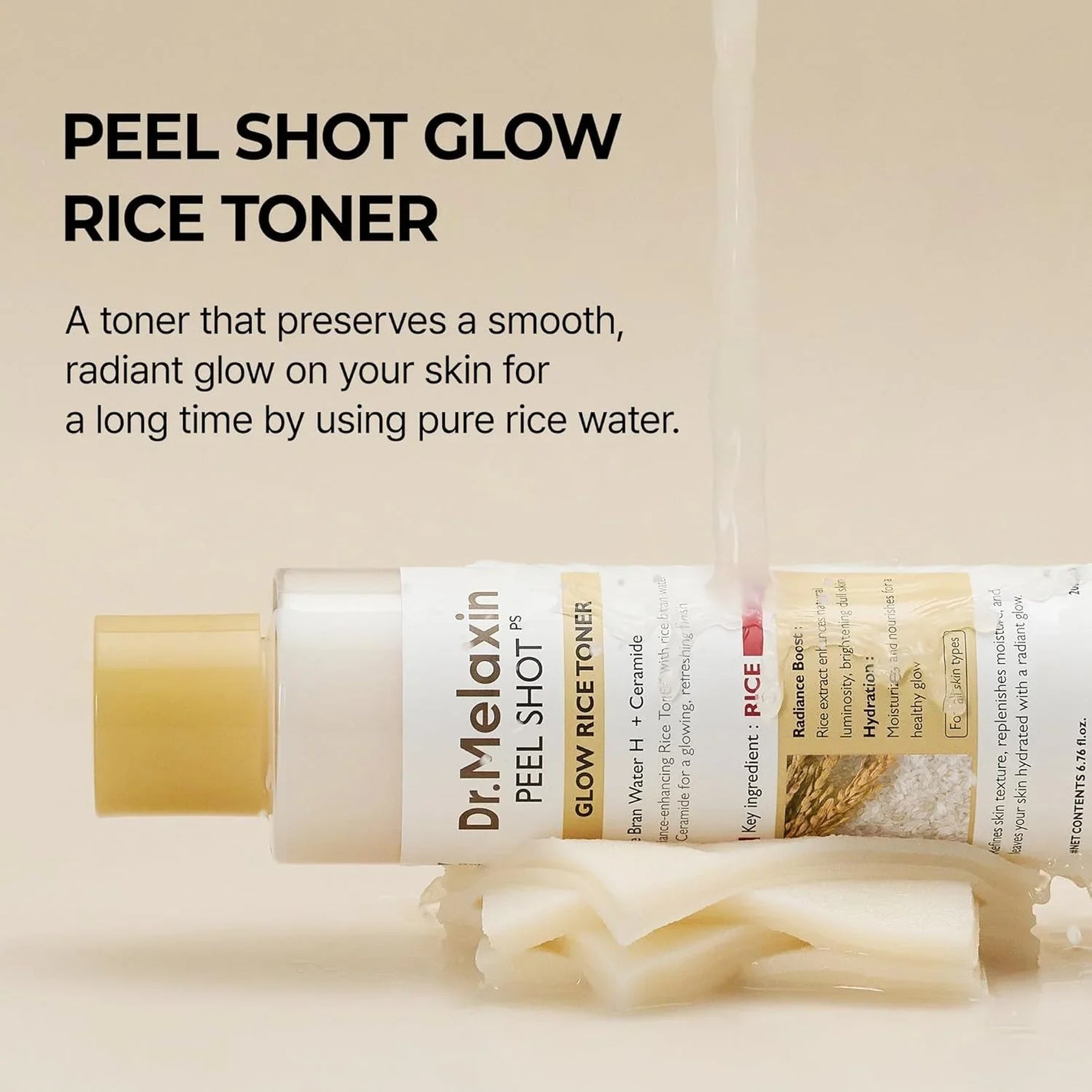 DR MELAXIN GLOW WHITE RICE TONER 200ML