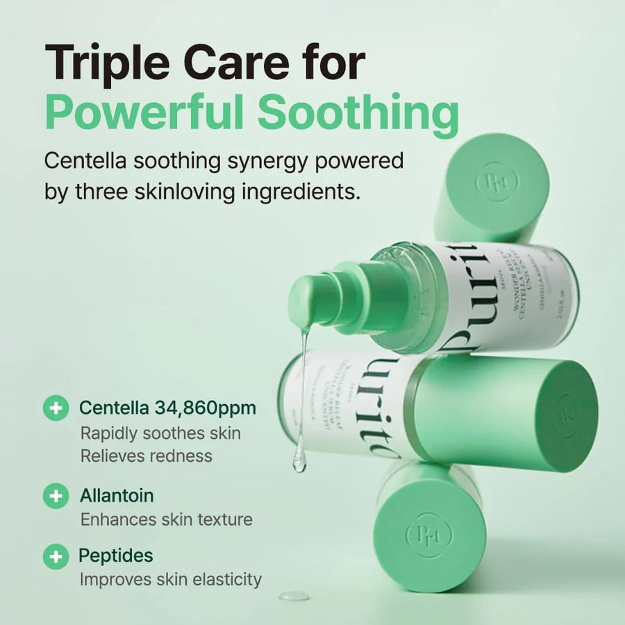 PURITO WONDER RELEAF CENTELLA SERUM UNSCENTED