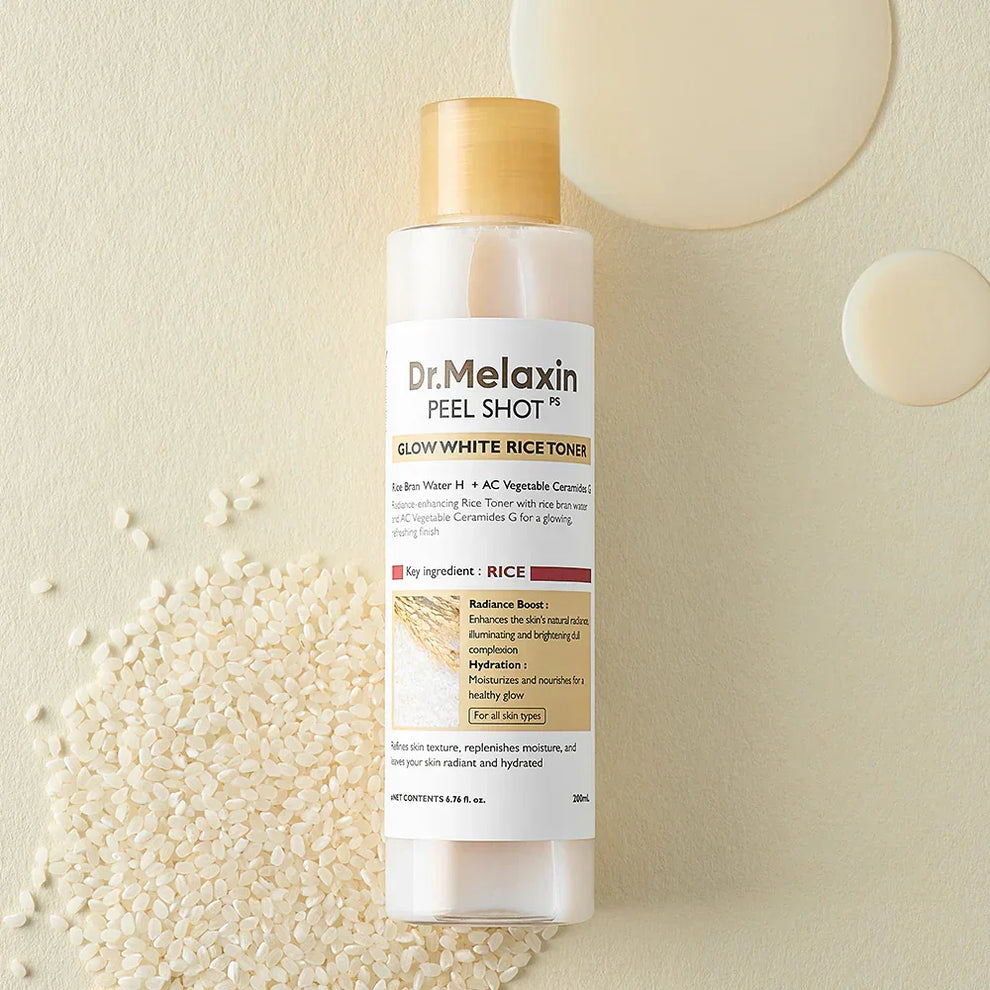 DR MELAXIN GLOW WHITE RICE TONER 200ML