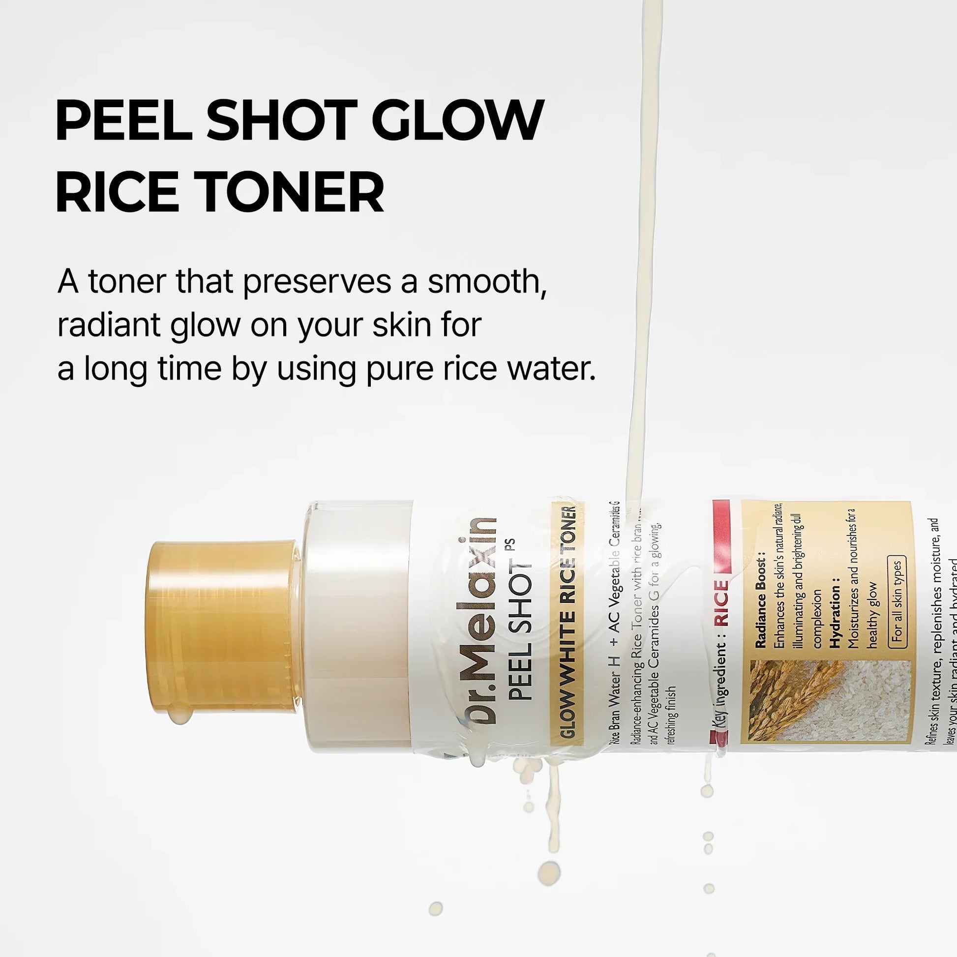 DR MELAXIN GLOW WHITE RICE TONER 200ML