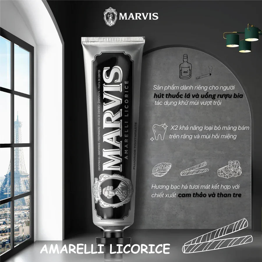Marvis Toothpaste Amarelli Licorice - 25ml