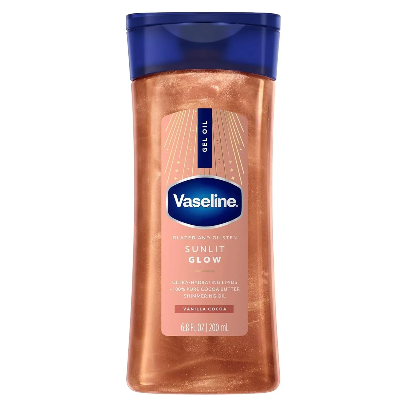 VASELINE SUNLIT GLOW COCOA BUTTER 200ML