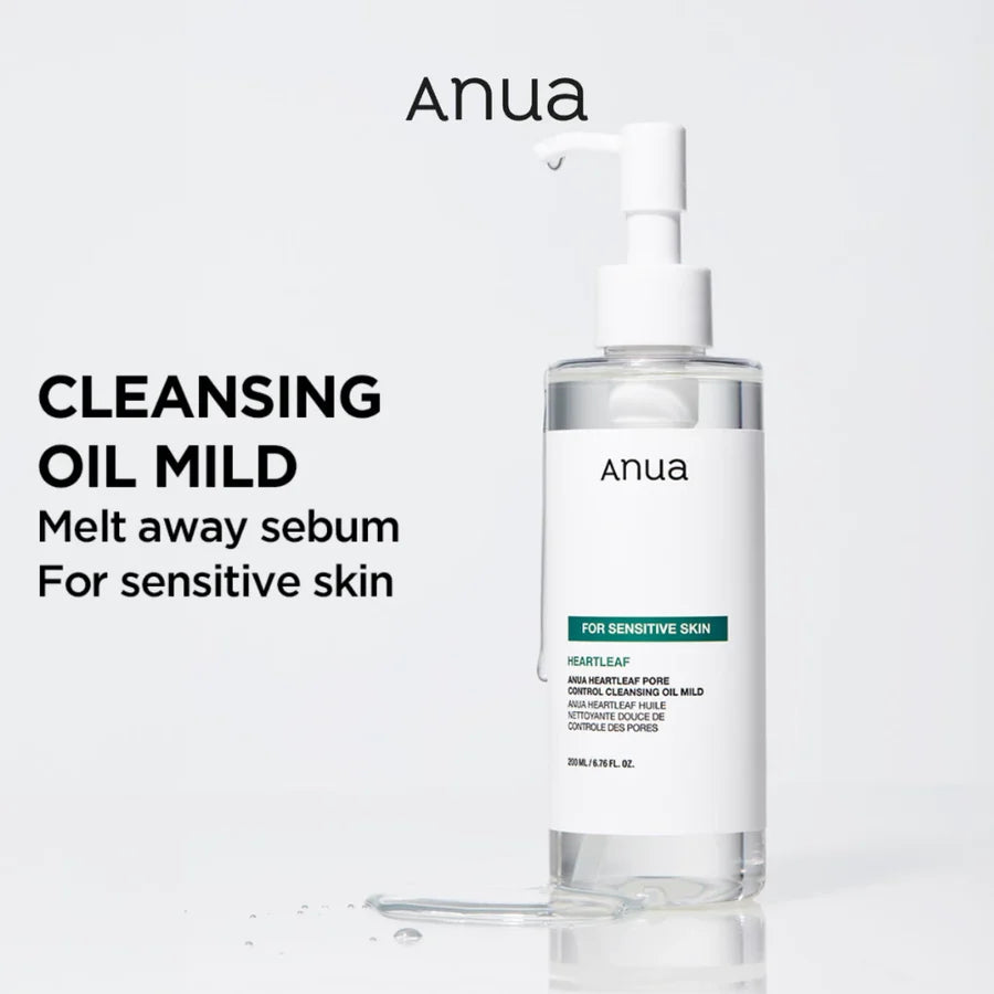 ANUA HEARTLEAF PORE CONTROL CLEANSING OIL MILD - 200ML