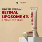 SEOUL 1988 Eye Cream : Retinal Liposome 4% + Fermented Bean - 30ml