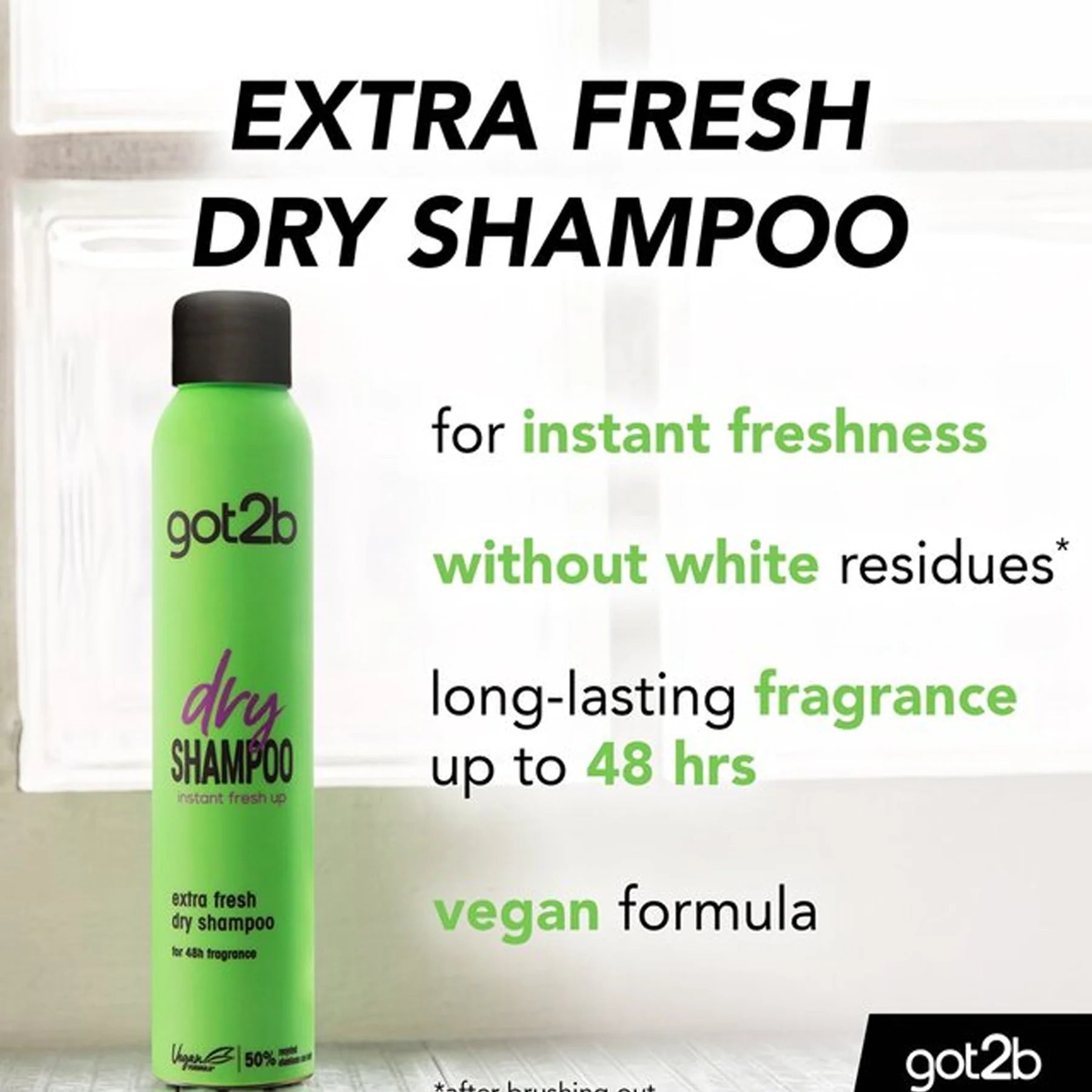GOT2B DRY SHAMPOO EXTRA FRESH APPLE & SANDALWOOD 200ML