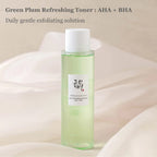 BEAUTY OF JOSEON GREEN PLUM REFRESHING TONER AHA+BHA