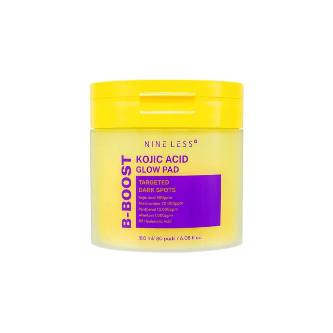 NINELESS B-BOOST KOJIC ACID GLOW PAD 180ML 80PADS