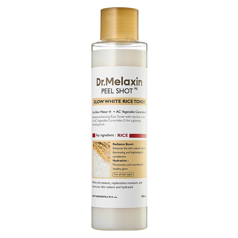 Dr.Melaxin Peel Shot Glow White Rice Toner – 200ml