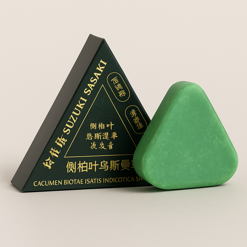 Nature Seven Green Cacumen Biotae Isatis Indigotica Shampoo Bar