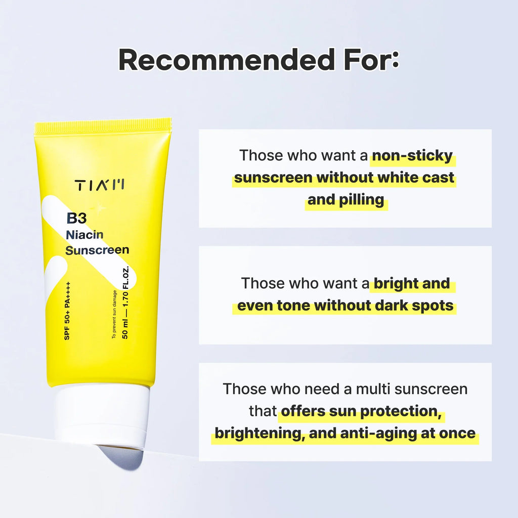 TIAII B3 NIACIN SUNSCREEN SPF 50ML
